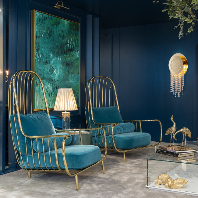 Настенный светильник Lumien Hall Britani LH0046/2W-GD-CL