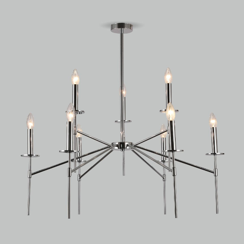 Люстра на штанге Eurosvet Anders 60142/9 хром Smart a061934