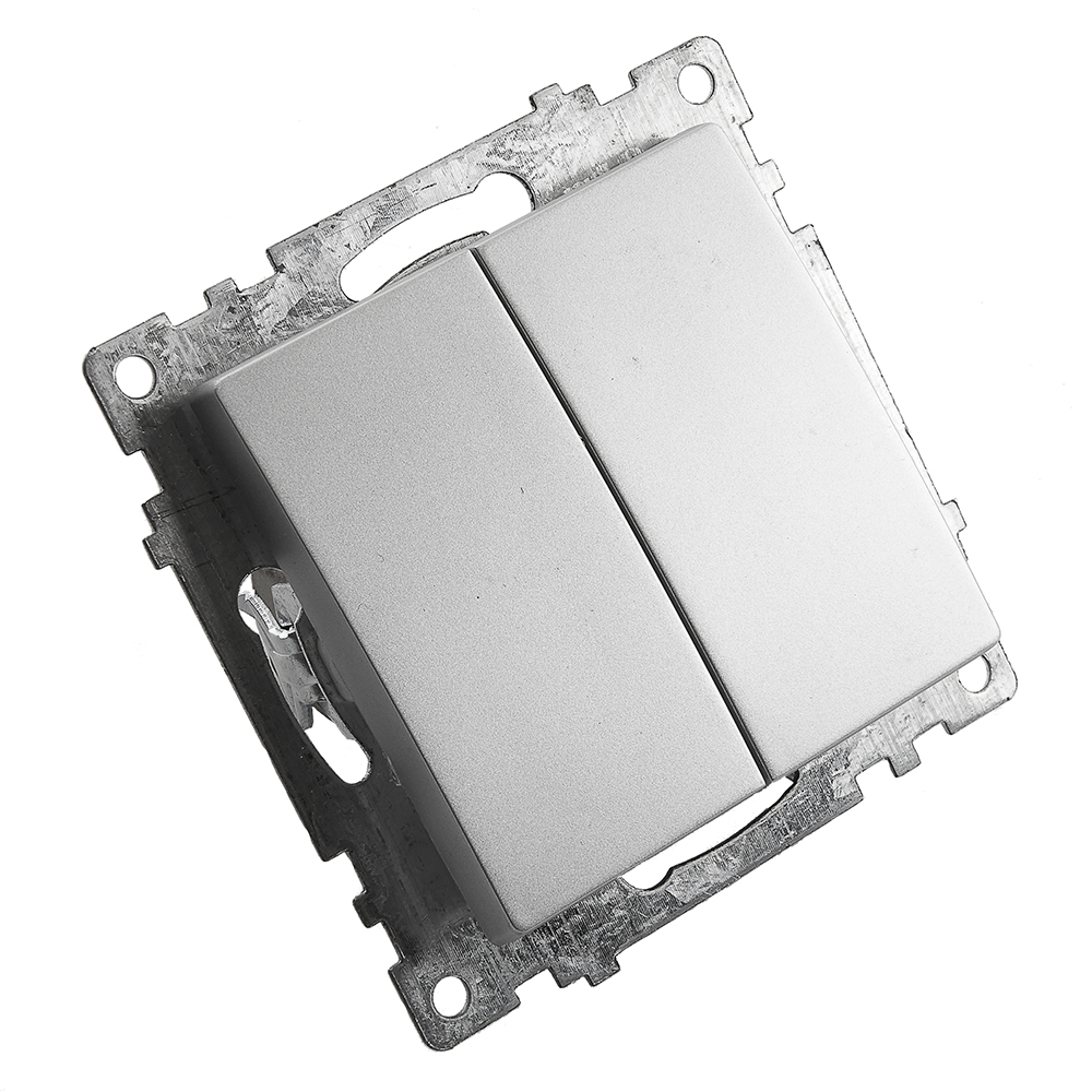 Выключатель 2-клавишный Stekker Катрин 39578