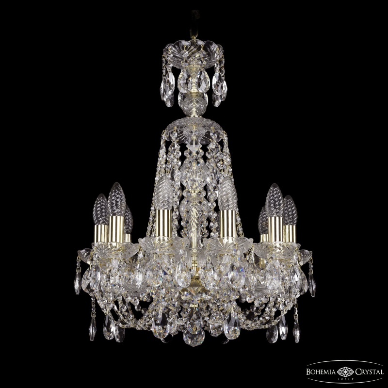 Подвесная люстра Bohemia Ivele Crystal 1406/10/141/XL-58 G