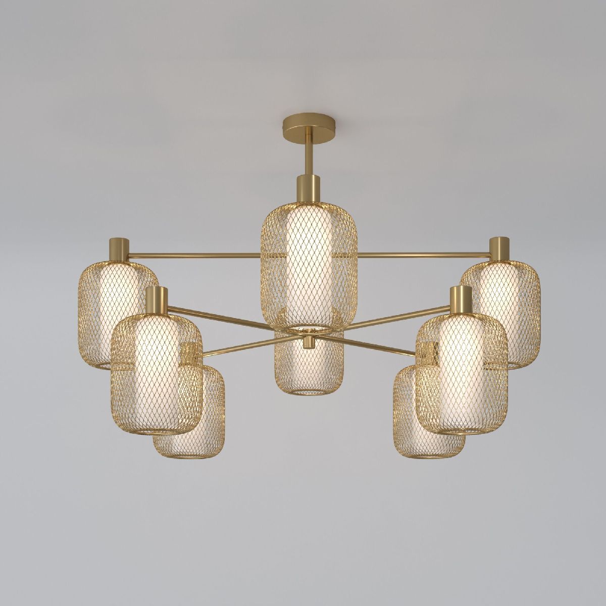 Люстра на штанге Eurosvet Voile 30192/8 золото a069159