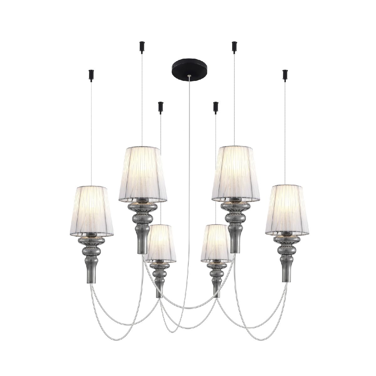 Подвесная люстра Donolux Cascata DL20751S6WBGrey