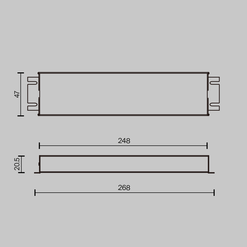 Источник напряжения Maytoni Triac 100Вт DC24В IP67 734002