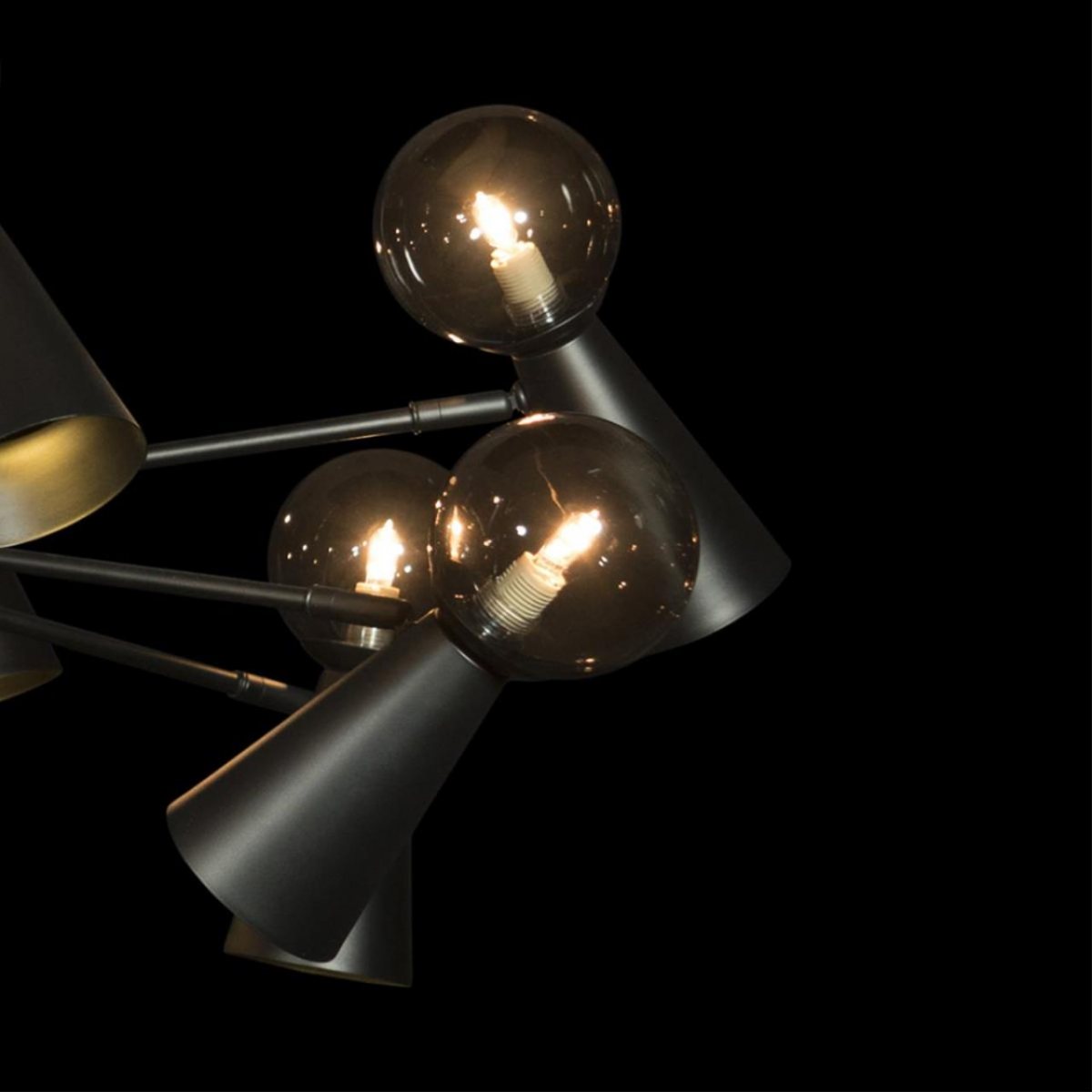 Люстра на штанге Loft IT Halley 10046/10 Black