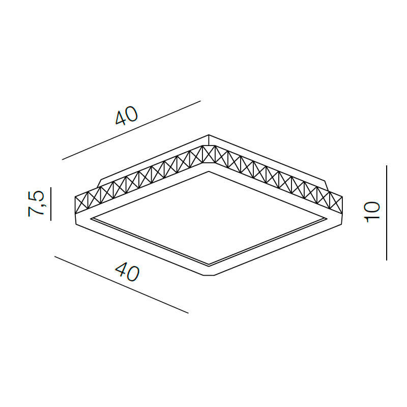 Потолочный светильник Azzardo Gallant 38 AZ1594