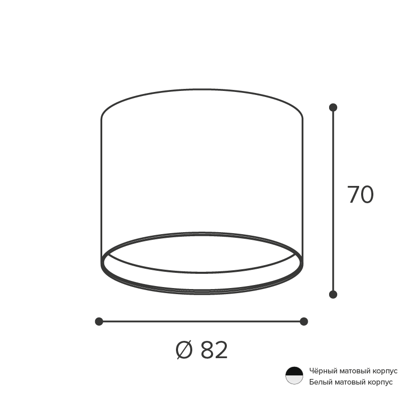 Накладной светильник Wolta Basic WSL-GX53/01W