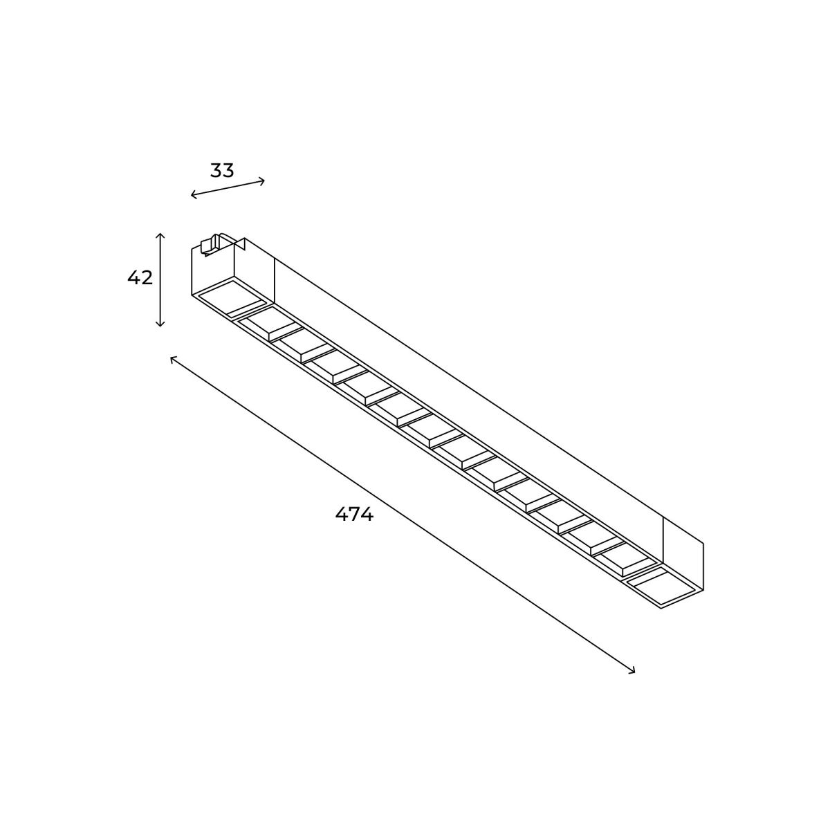 Трековый однофазный светильник Hesby Lighting Skylite HSBL_0144