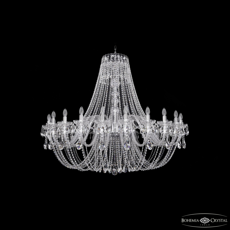 Подвесная люстра Bohemia Ivele Crystal 1406/24/530 Ni