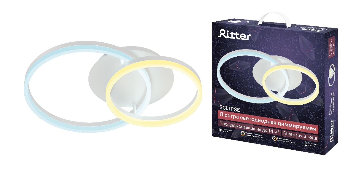Потолочная люстра Ritter Eclipse 52082 9