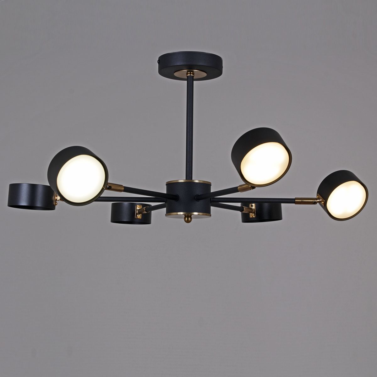 Люстра на штанге Reluce 06660-0.3-06 BK+COP GX53