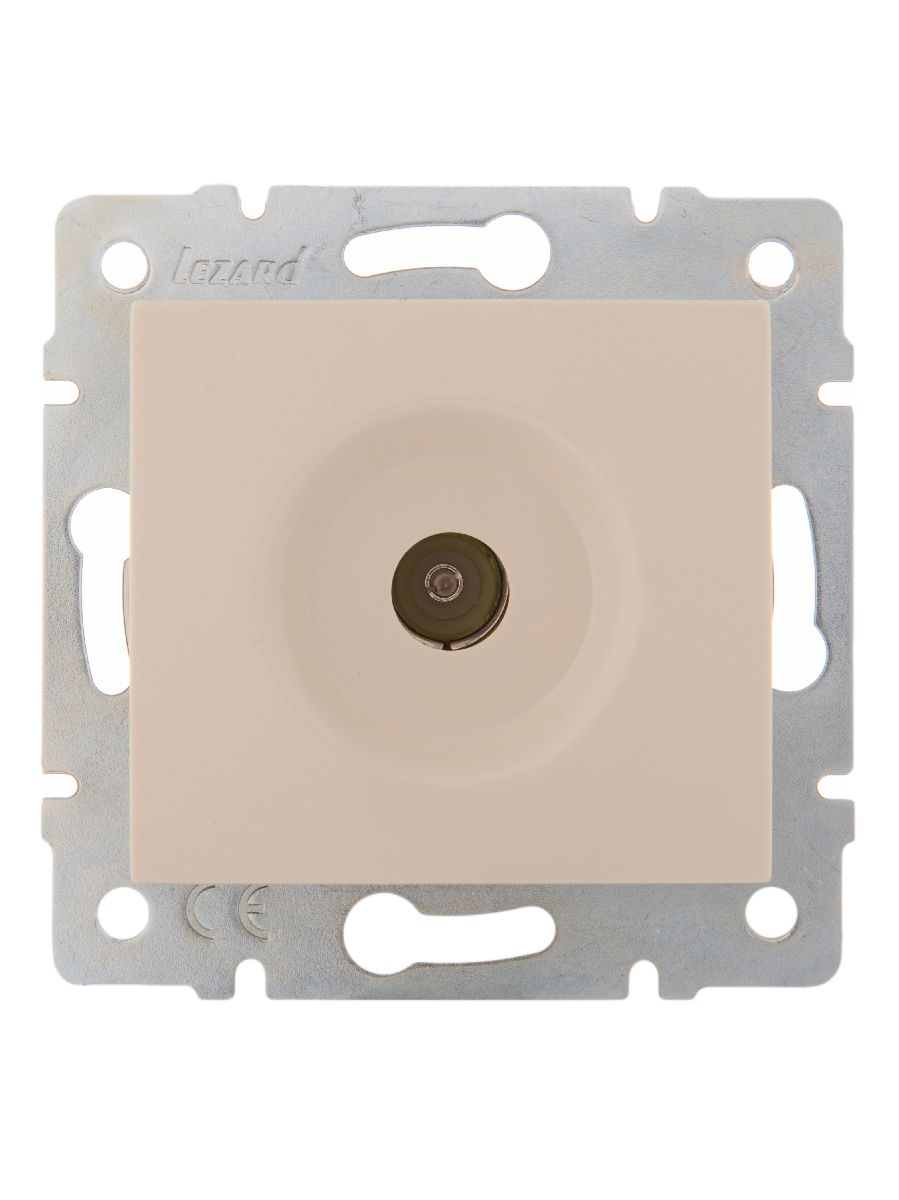 Розетка ТВ проходная Lezard Karina 707-0388-129