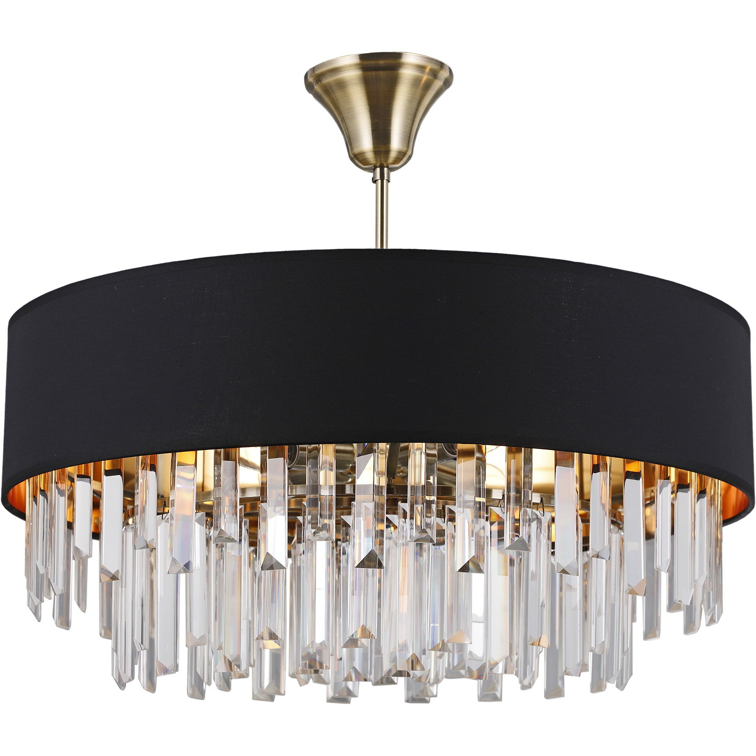 Люстра на штанге Illumico IL3527-8CSQ-29 BK