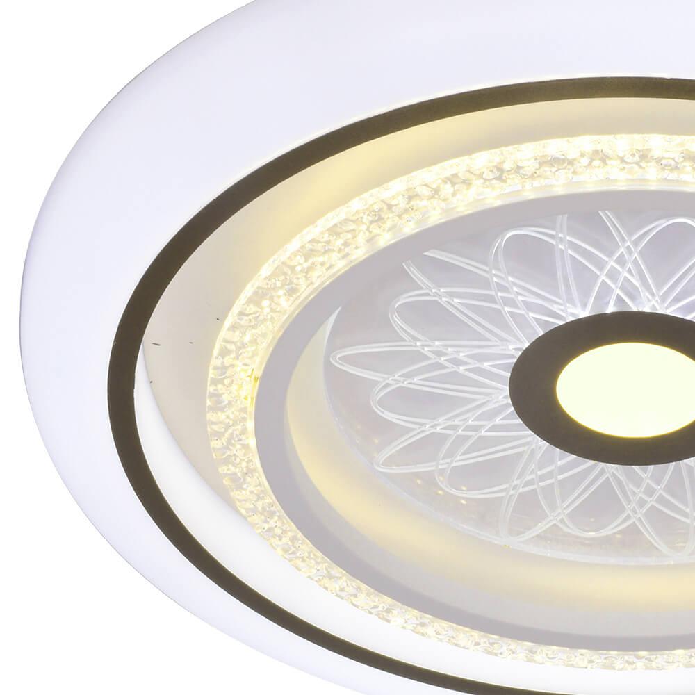 Потолочный светодиодный светильник Seven fires Фондо SF7028/1C-WT-BR