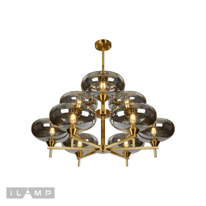 Подвесная люстра iLamp Rivoli 6607/9 GD
