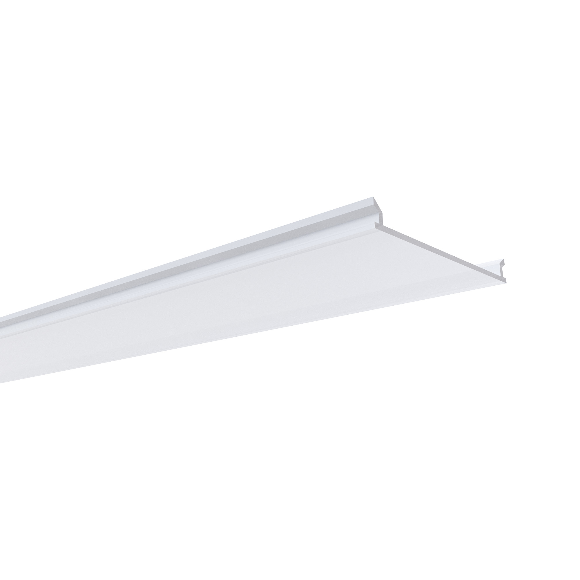 Профиль П-образный универсальный Apeyron ширина ленты до 40мм (рассеиватель, заглушки - 2шт) 08-24