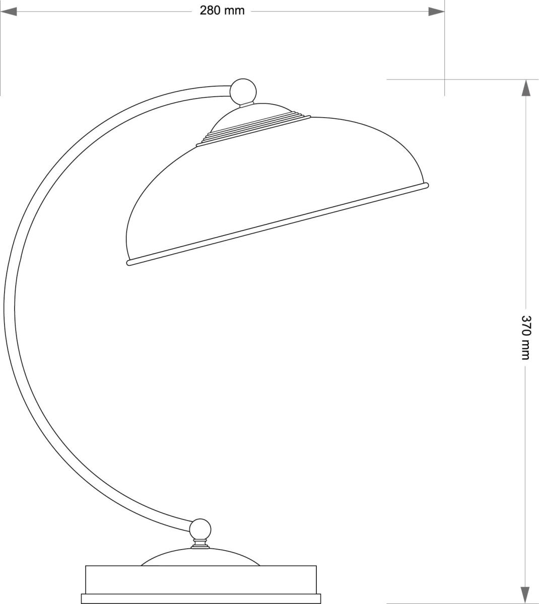 Настольная лампа Kutek N N-LG-1 (P)