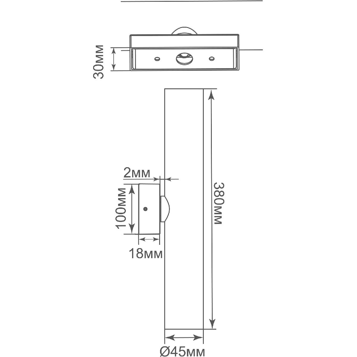 Настенный светильник Donolux Compass DL20763W10MBrass2