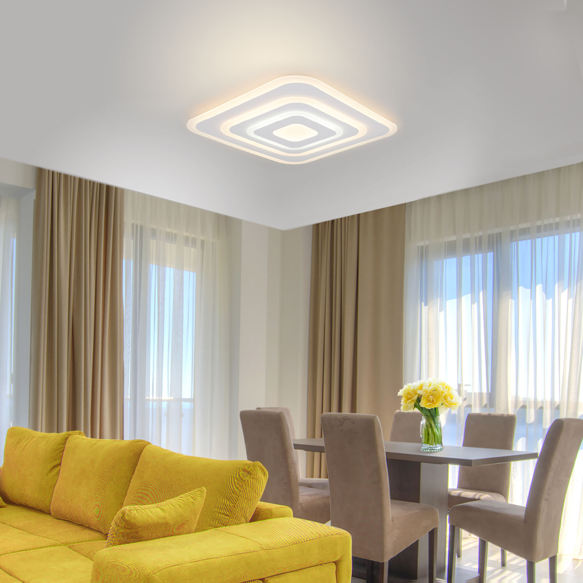 Потолочный светильник Eurosvet Siluet 90118/4 белый