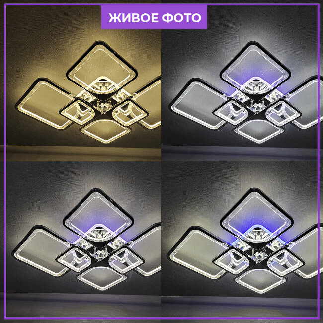 Потолочная люстра Seven Fires Brand SF7057/7C-CR-BL