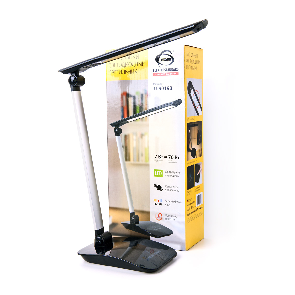 Настольная лампа Elektrostandard TL90193 черный/серебряный 4690389084867