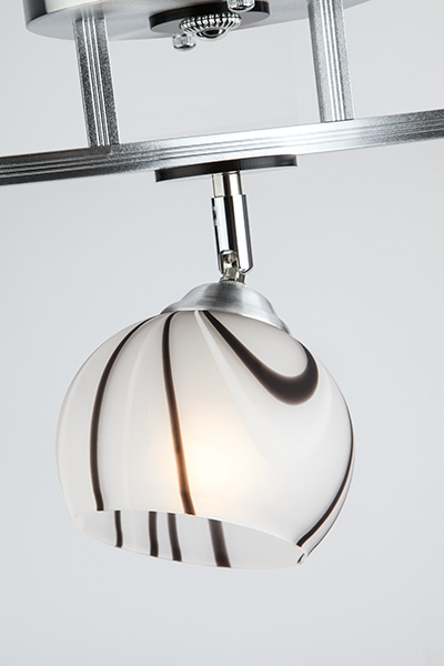 Спот Eurosvet 9643/3 алюминий/белый