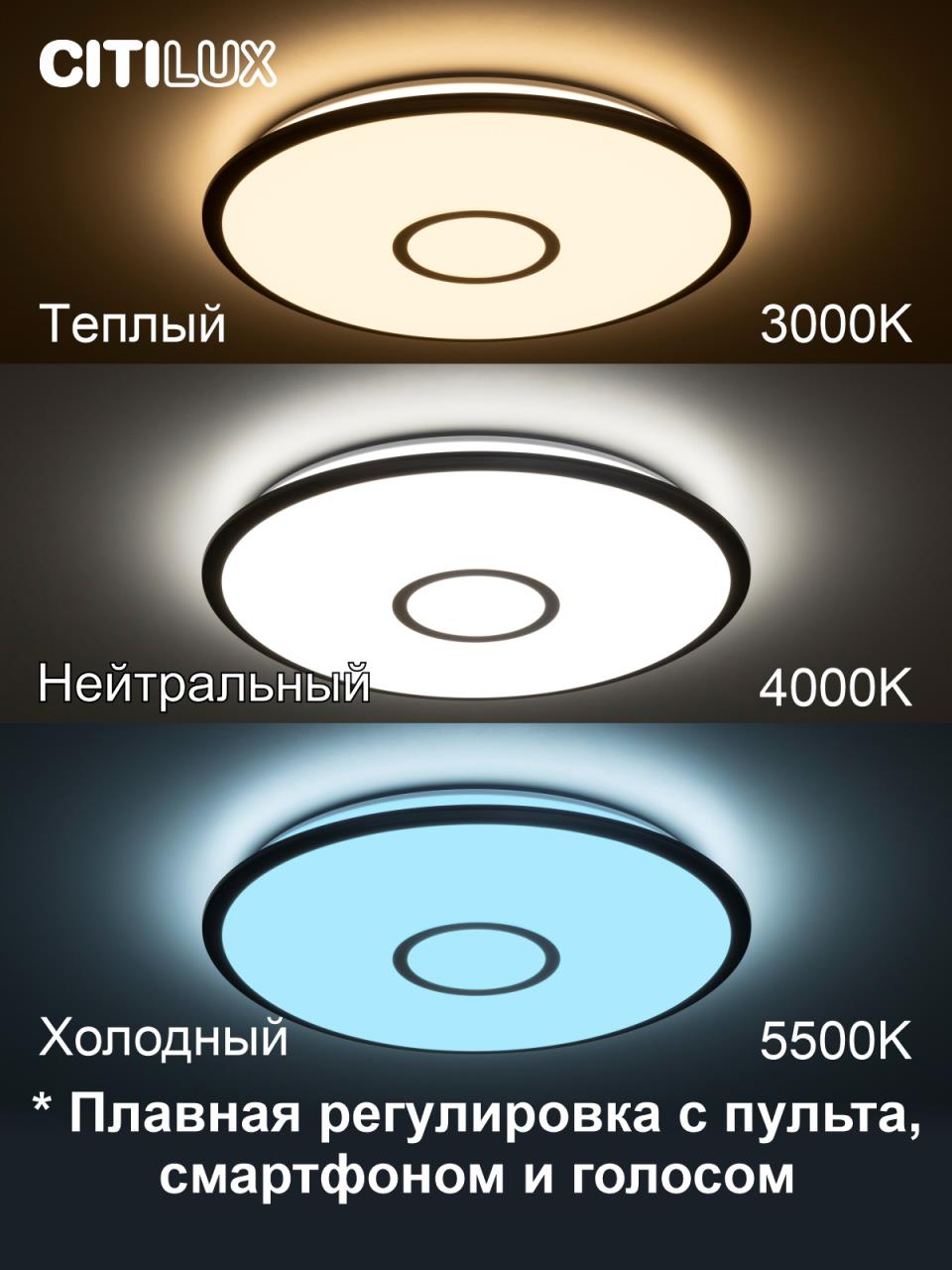 Потолочный светильник Citilux Старлайт Смарт CL703A63G в Москве