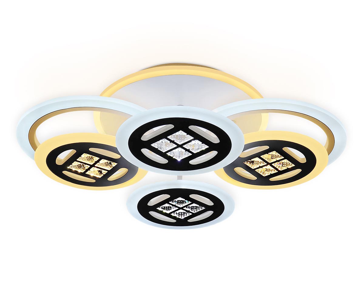 Потолочная светодиодная люстра Ambrella Light Acrylica Ice FA2951