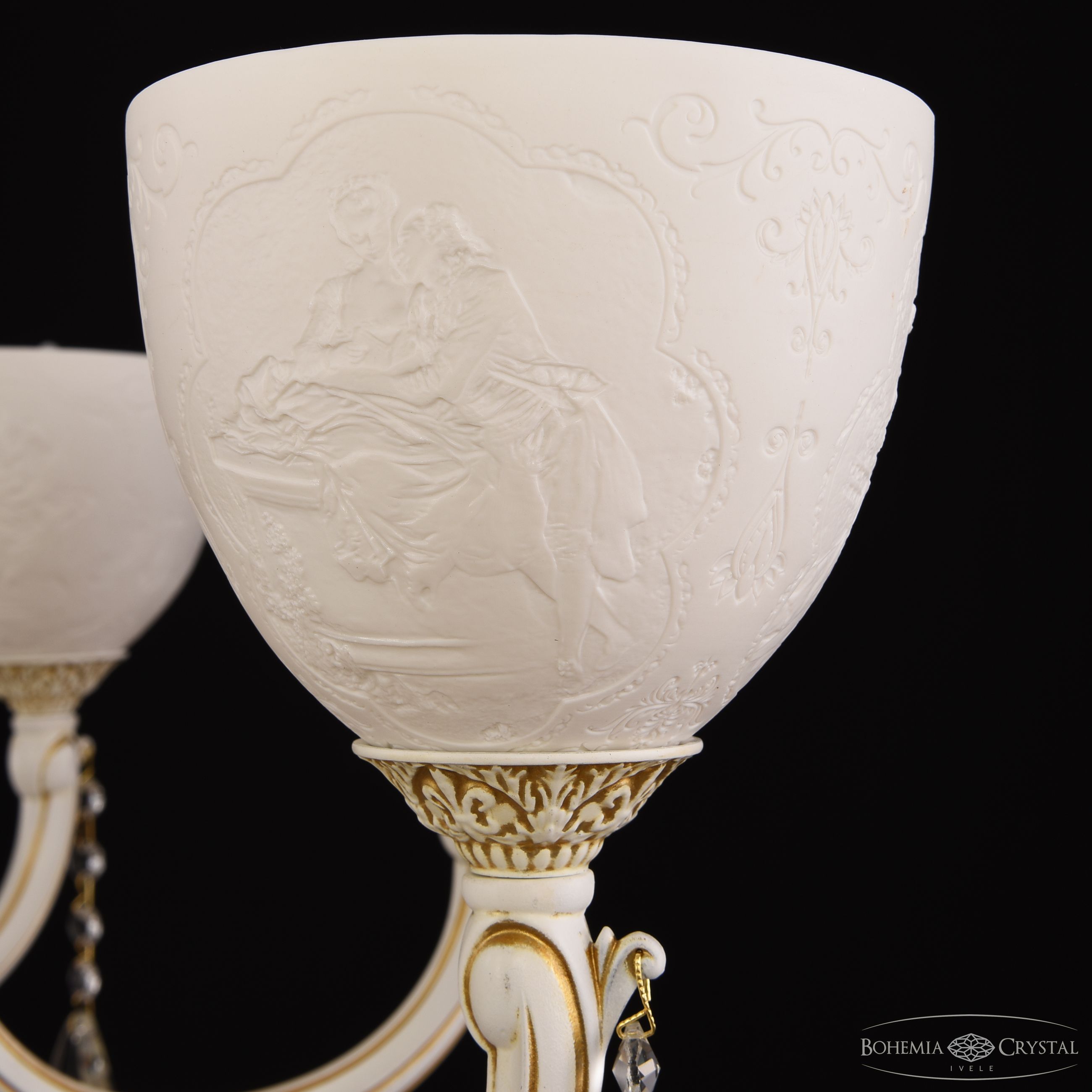 Подвесная люстра Bohemia Ivele Crystal AL78101/10/300 B WMG P1 U Pair