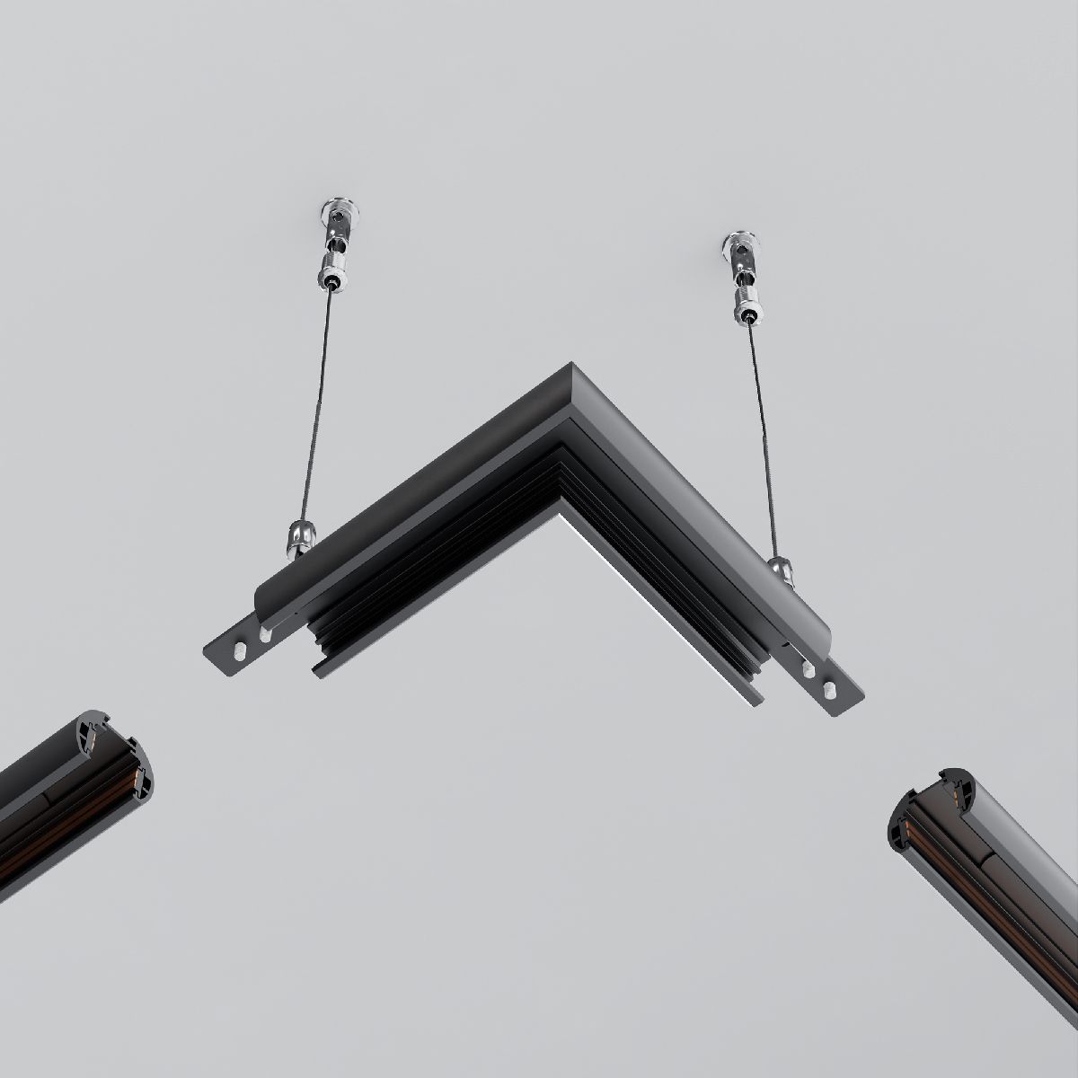 Коннектор угловой для шинопровода Maytoni Exility TRAM034CL-R-41B