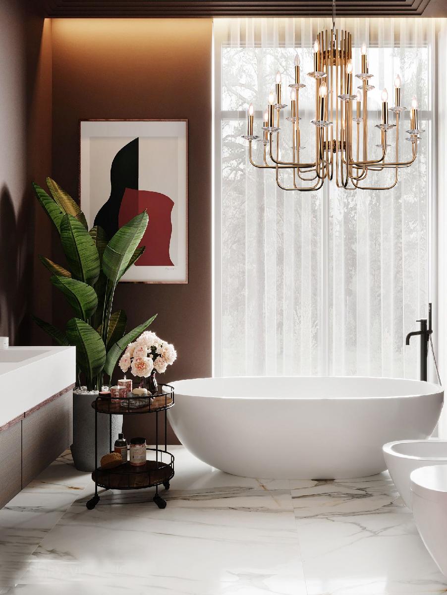 Подвесная люстра Milosh tendence 0802CL-20GD