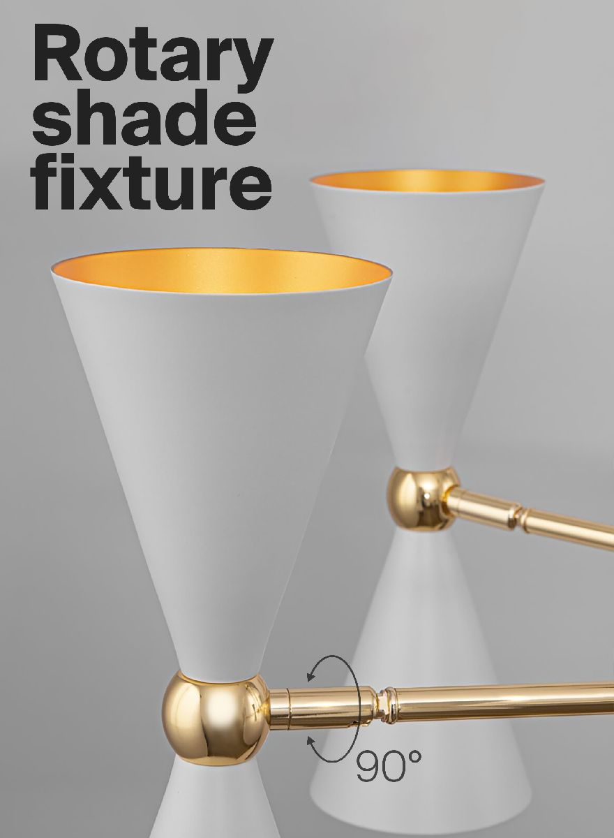 Подвесная люстра второго света Maytoni Vesper MOD108PL-18WG