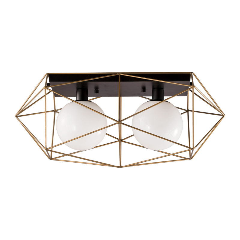 Потолочный светильник лофт Delight Collection MX8525-2A gold/black