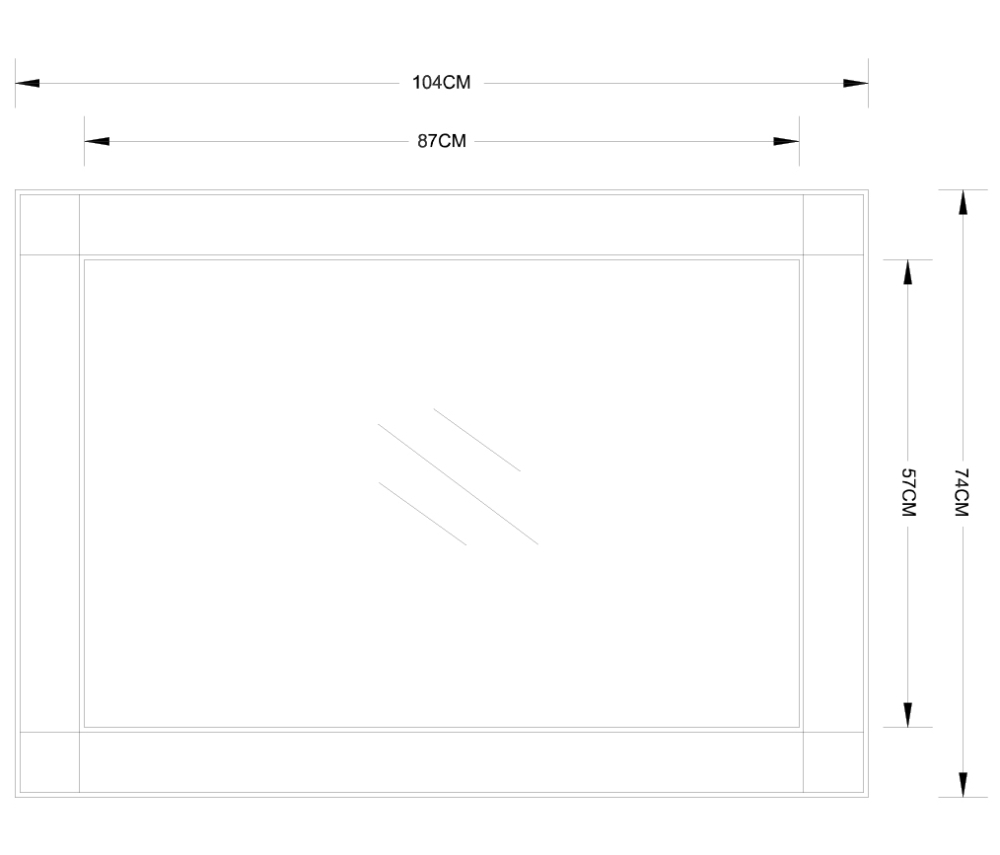 Зеркало Garda Decor 19-OA-8172