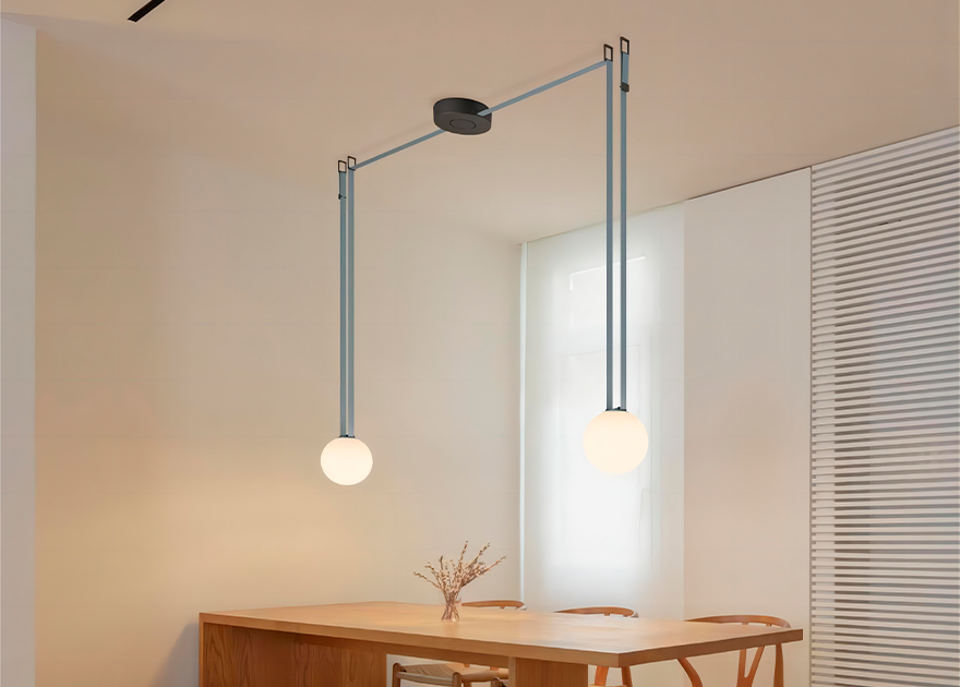 Трековый светильник Luminotti Diossa Orbi L.501.12.4K.WH