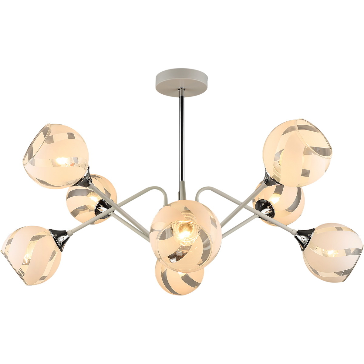 Люстра на штанге Reluce 04897-0.3-08 WT+CH