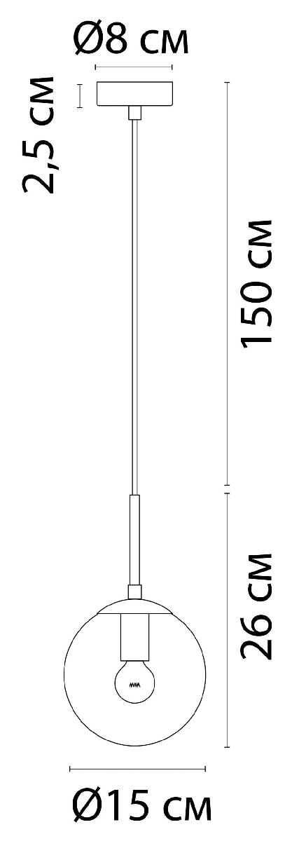 Подвесной светильник Arte Lamp Volare A1915SP-1GO
