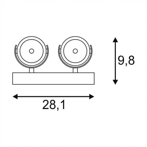 Светодиодный спот SLV Kalu Floor 2 Led 147670