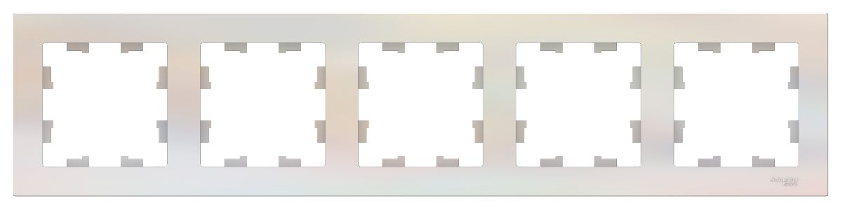 Рамка 5-ая, универсальная Systeme Electric AtlasDesign Жемчуг ATN000405