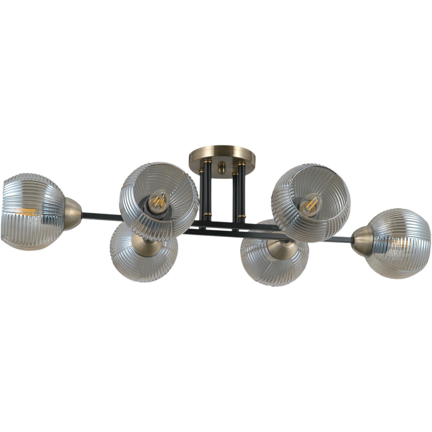 Люстра на штанге Illumico IL0395-6CSQ-79 BK AB