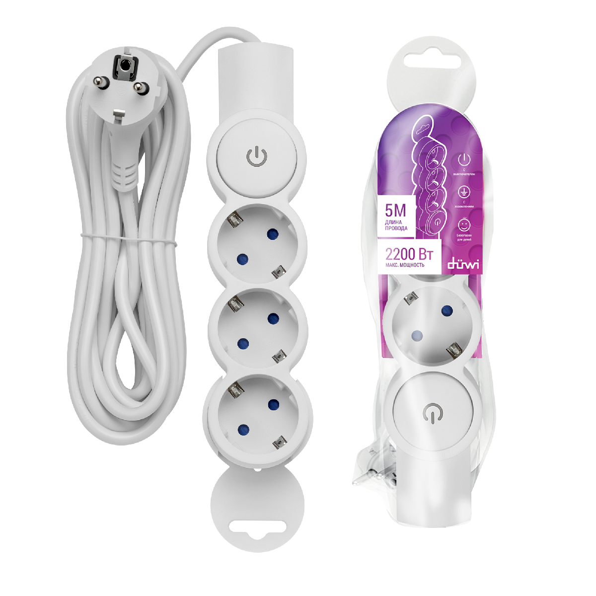 Удлинитель бытовой Duwi 32009 0