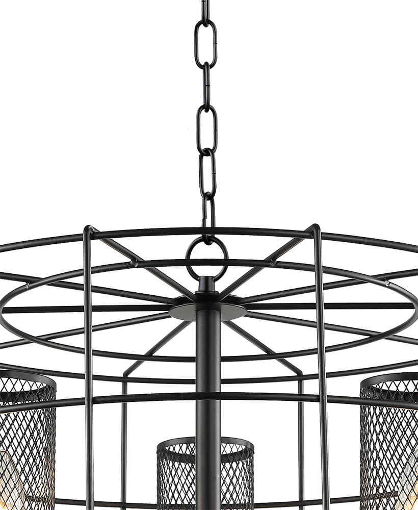 Подвесная люстра Lumien Hall Корин 4012/3P-BK-GD