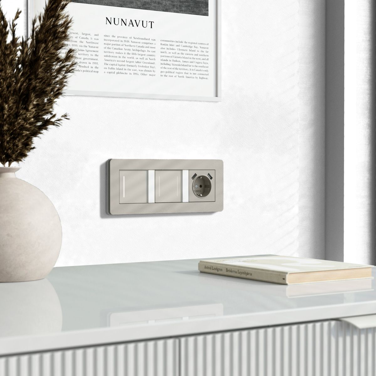 Умный сенсорный выключатель одноклавишный Werkel W4513641 4690389213915