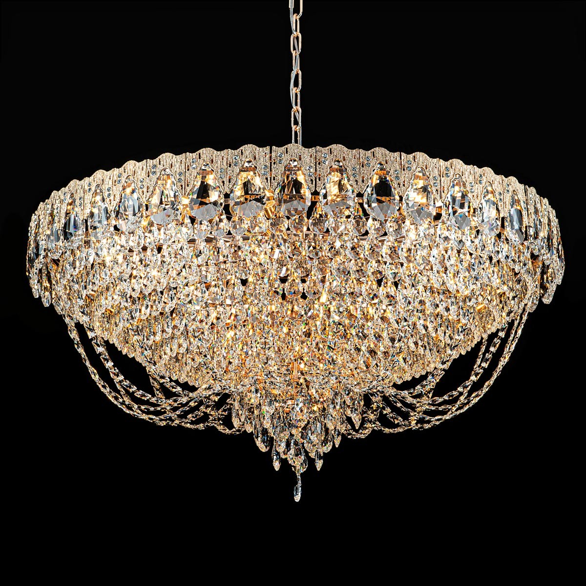 Подвесная люстра Modelux ML.8881.24P GD