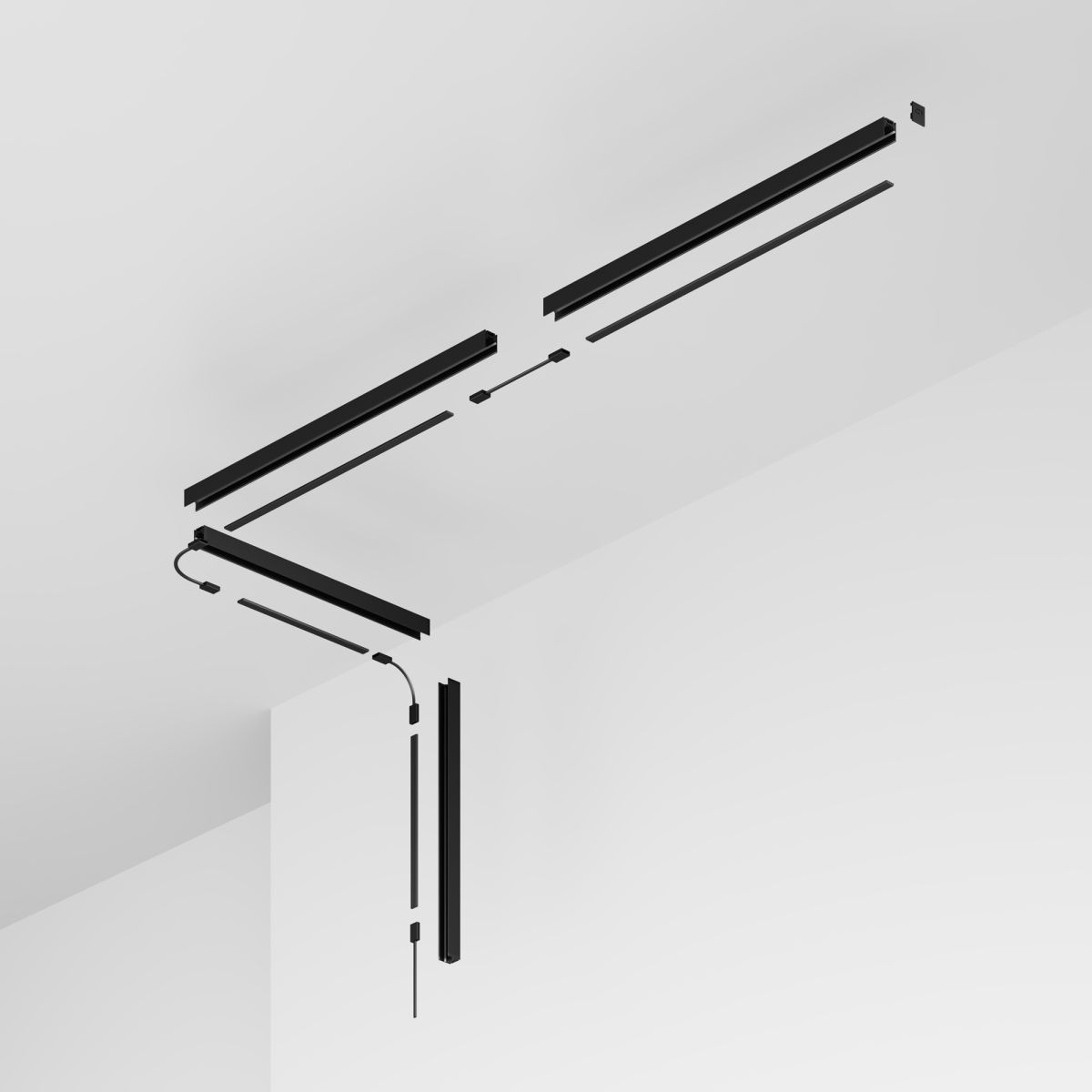 Профиль для уличной трековой системы Maytoni Exility IP O-TR002OH-P-B3M