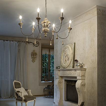 Подвесная люстра Ideal Lux Edith SP6 179254