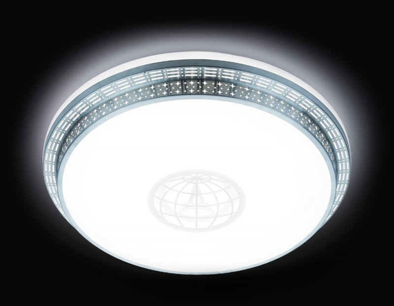 Накладная люстра Ambrella Light F128 WH SL 72W D500