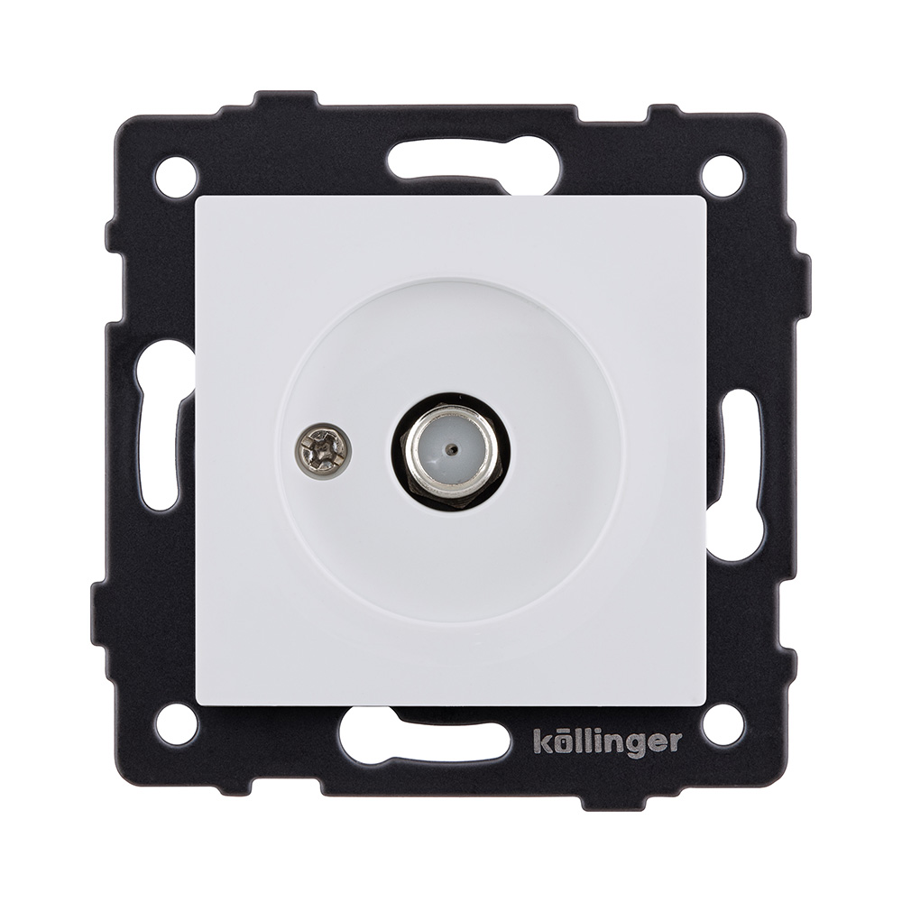 Розетка спутниковая SAT, белый матовый Kollinger REA-020WM для Aspekt, Eleganz, Reflex