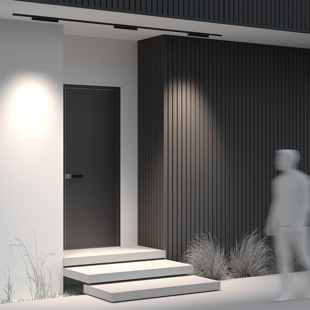 Уличный трековый светильник Maytoni Points O-TR02-2-S-18WB4K