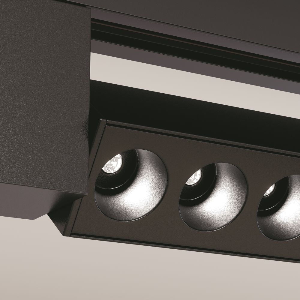 Трековый однофазный светильник Maytoni Points Rot TR010-1-10W4K-M-B