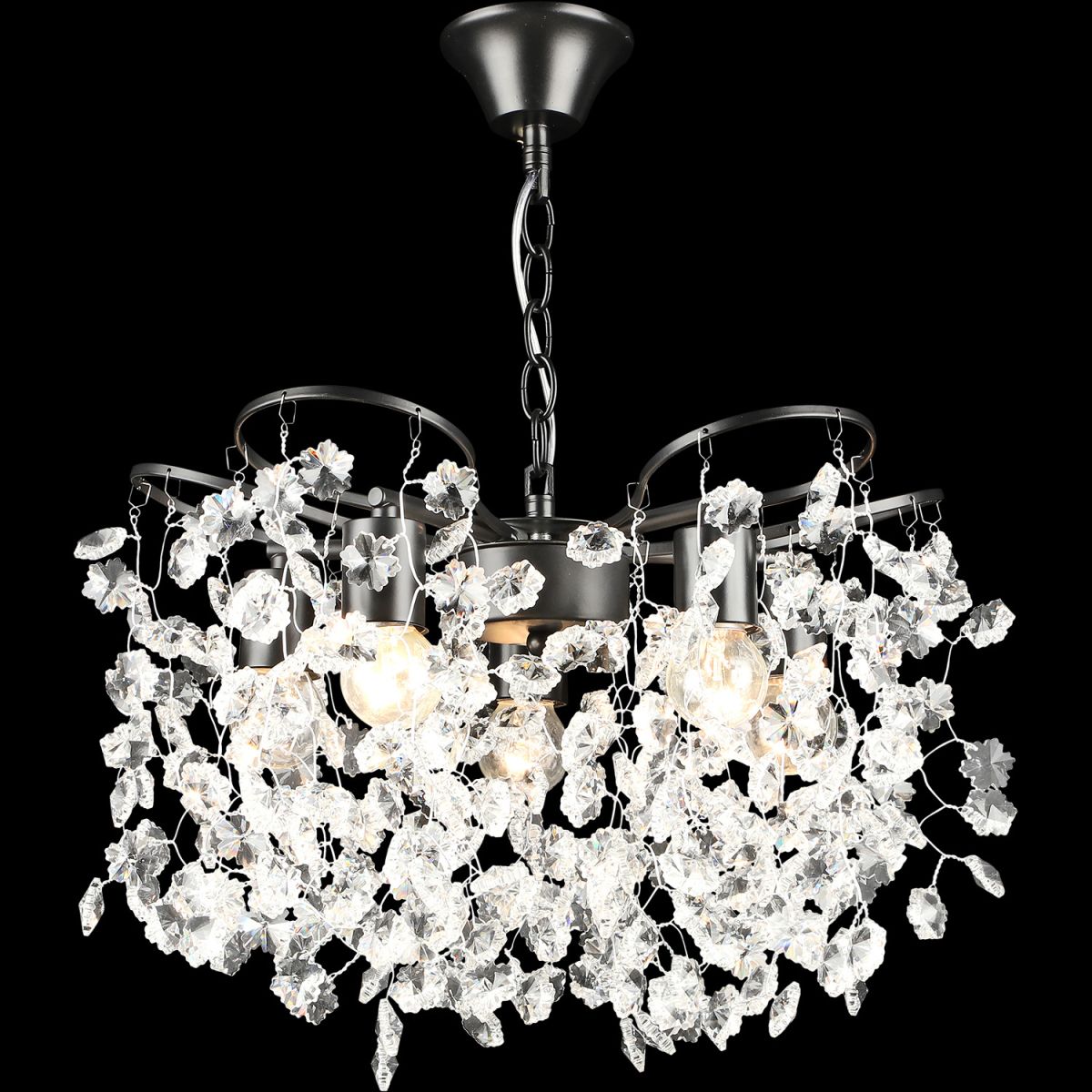 Подвесная люстра Reluce 02496-0.4-05 BK